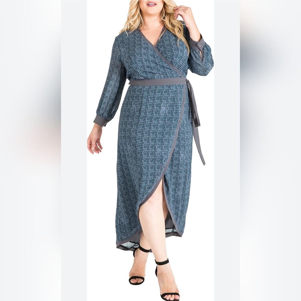 Standards & Practices wrap dress size 3X NEW - Picture 6 of 6